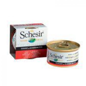 Schesir Gato Atum c/ Gambas lata 85gr